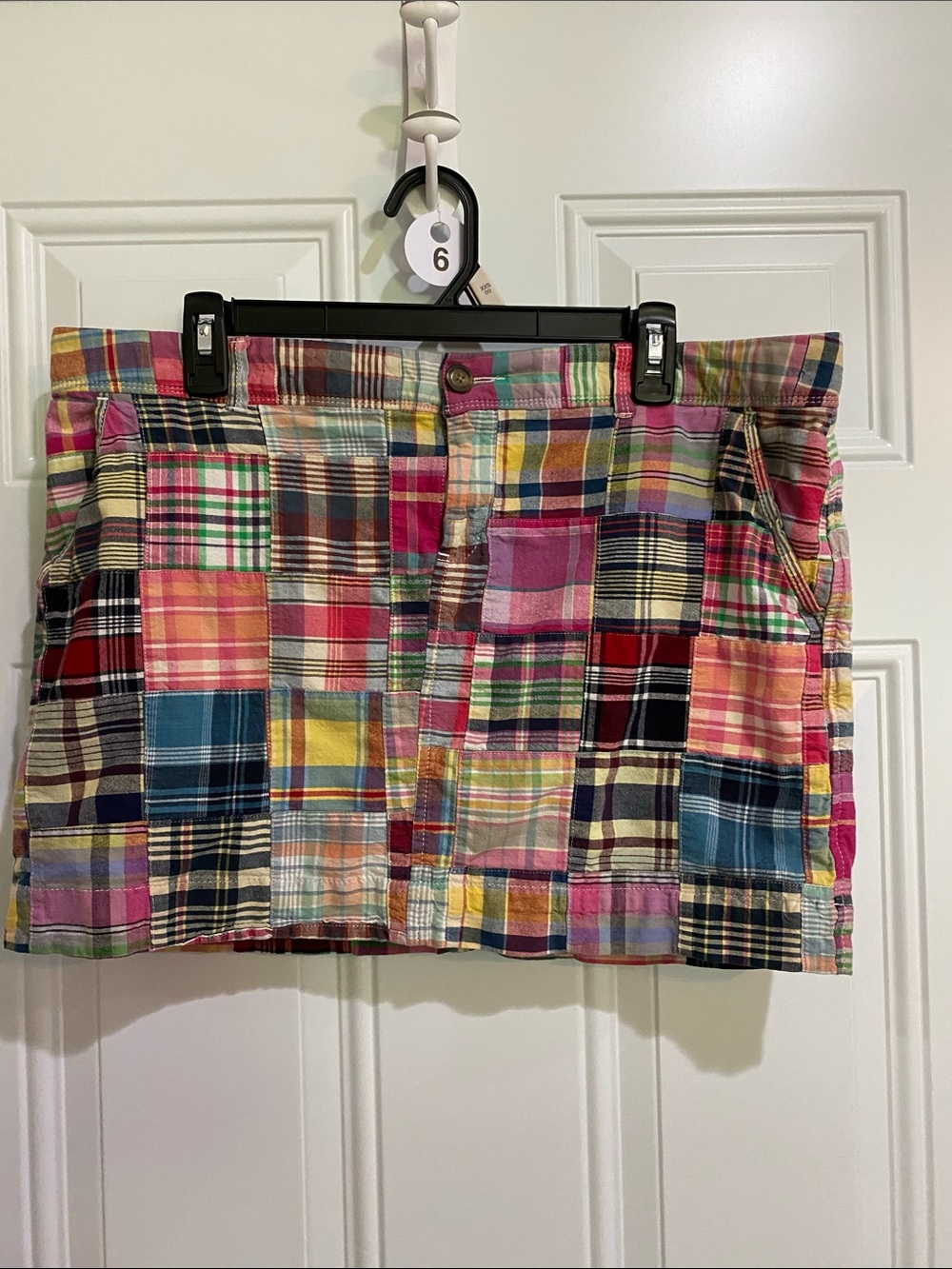Old Navy Patchwork Plaid Mini Skirt - Multicolor